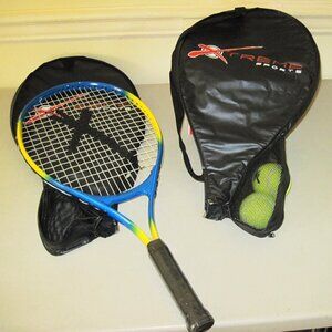 JR. XTREME SP0RTS-Two~23" Junior Size~8Oz. JR. Tennis Racquets with Cover~NEW